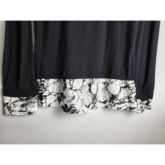 Women's Roj & Ali Black Crew Neck Lightweight Pullover Sweater in Size M - Picture 5 of 9